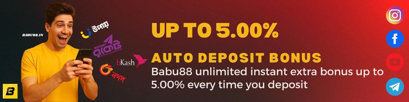 Up To 5.00% Auto Deposit Bonus
